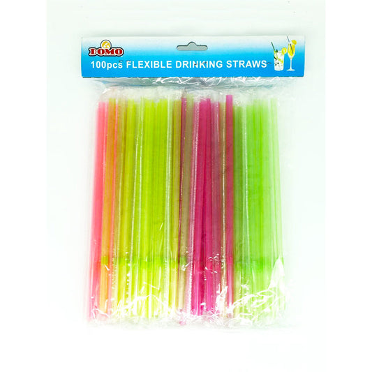Color Drinking Straw 150ct In Bag 48/cs