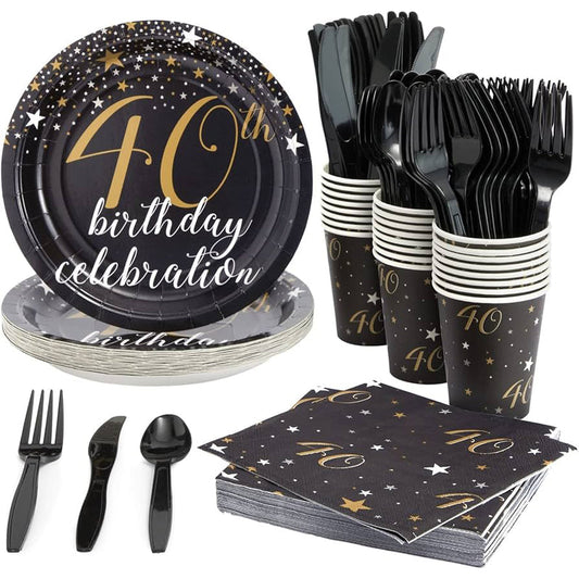 40ct Birthday Design Napkin 24/cs