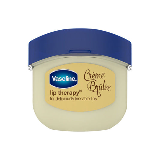Vaseline Lip Therapy Jar 0.25oz-Cream Brulee (8/cs)