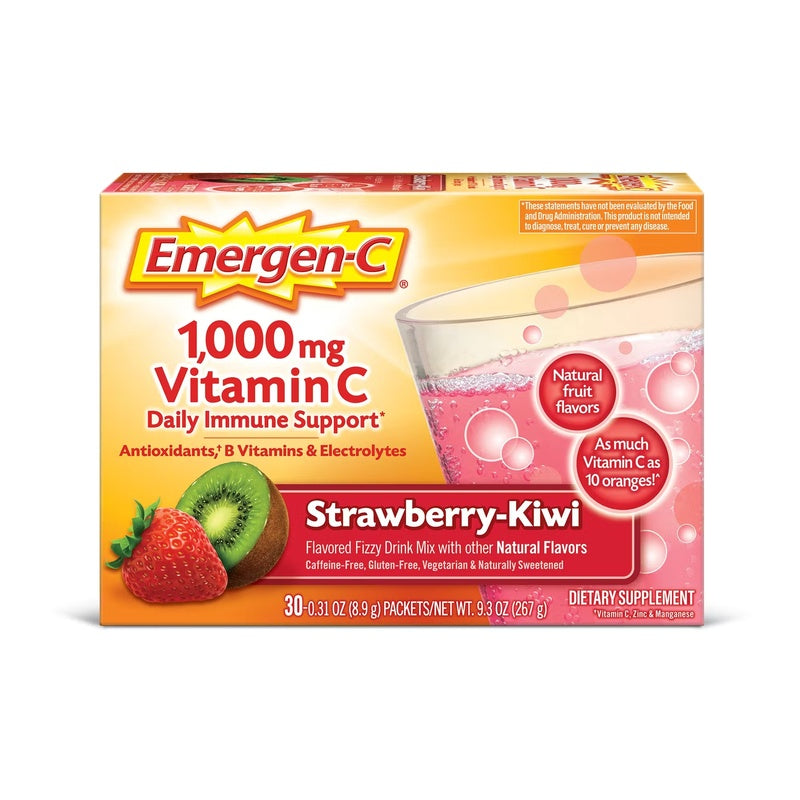 EMERGEN-C Vitamin C 30ct-Kiwi Strawberry 1/pk
