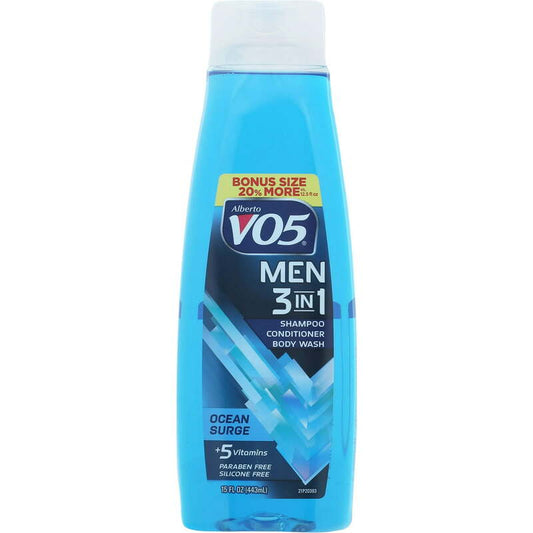 VO 5 Shampoo Men 3in1 15oz-Ocean Surge 6/cs