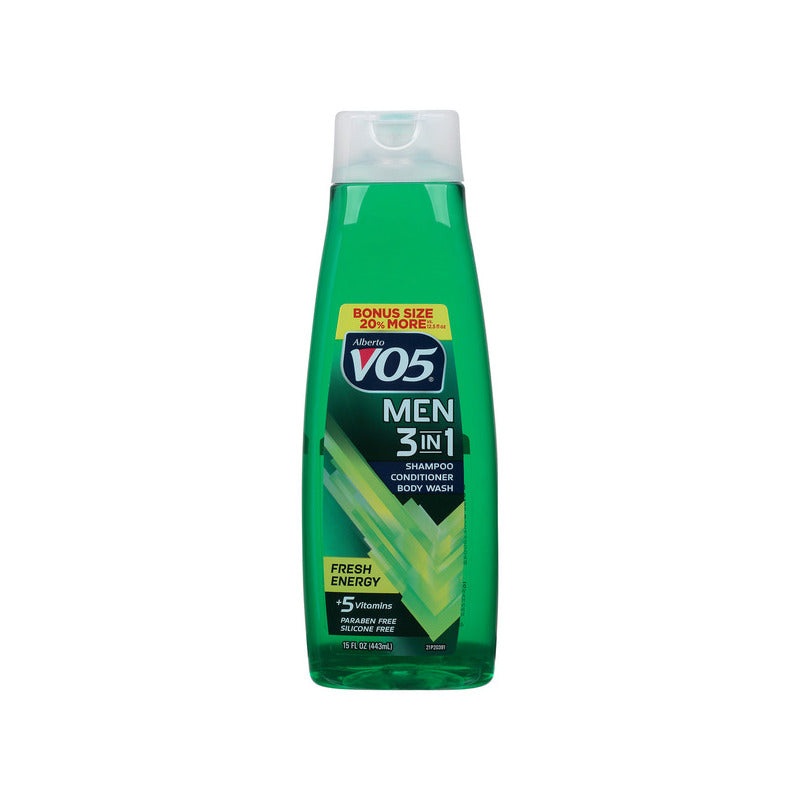 VO 5 Shampoo Men 3in1 15oz-Fresh Energy 6/cs