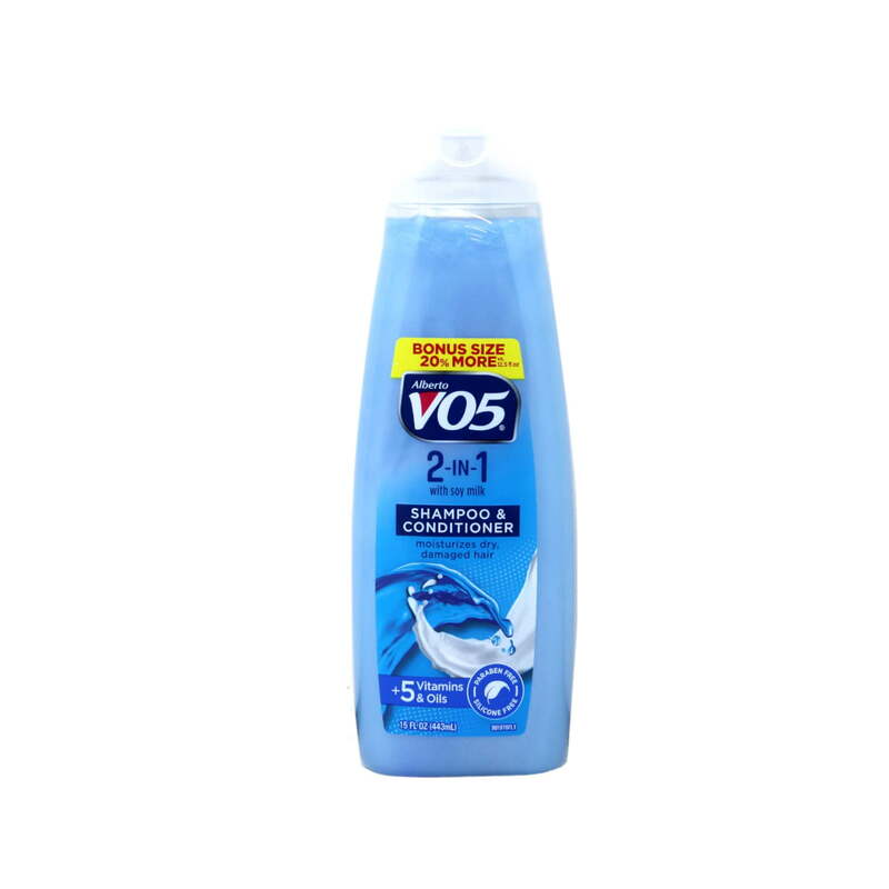 VO5 2in1 Sham/Con. 15oz -Moisturizing Vitamins & Oil 6/cs