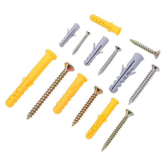 #8 TELSTAR 1.2" Screws & Plastic Anchors 12pcs Set 24/cs