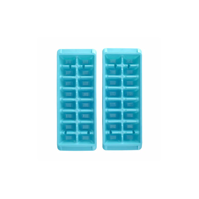 WEE'S Ice Cube Tray W/Storage 2ct -Assorted 24/cs