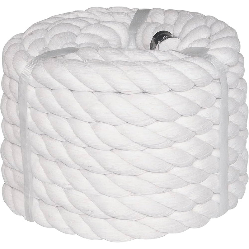 TELSTAR Cotton Rope 50FT-White 24/cs