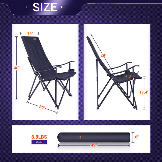 Camping Chair Large -Green 6/CS
