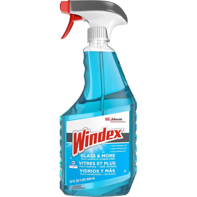 Windex Glass Cleaner 32oz-Blue 8/cs