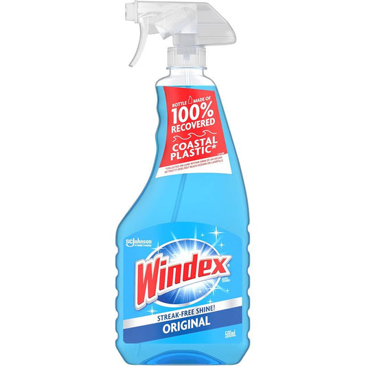 Windex Glass Cleaner 500ml-Fresh 12/cs