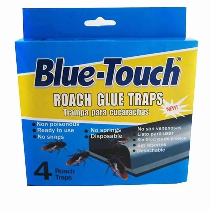 Blue-Touch Roach Trap 4ct; 48/cs