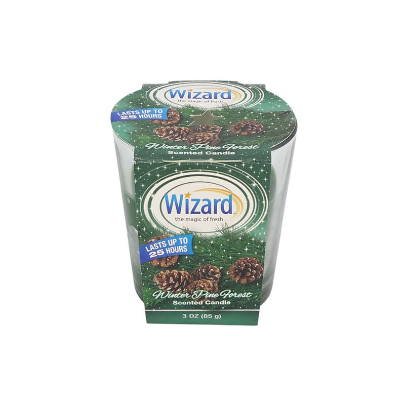 Wizard Scented Candle 3oz-Winter Pine Forest 12/cs