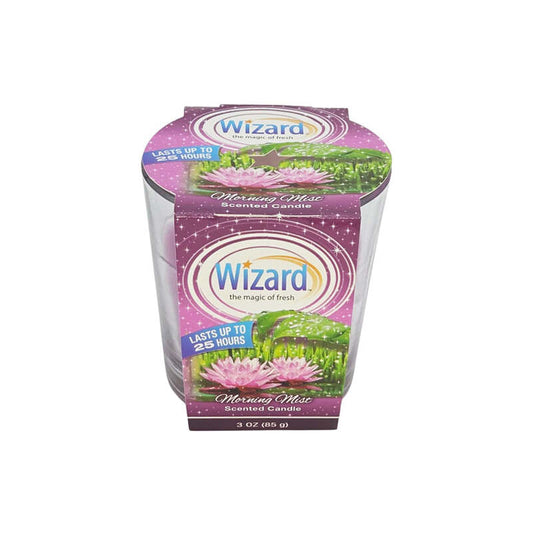 Wizard Scented Candle 3oz-Morning Mist 12/cs