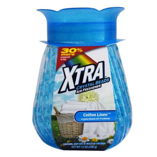 Xtra Crystal Beads Air Freshener 12oz-Cotton Linen 12/cs