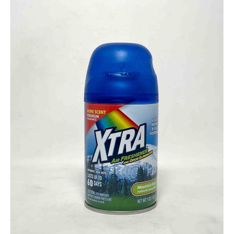 Xtra Air Freshener Refill 5oz-Mountain Rain 12/cs