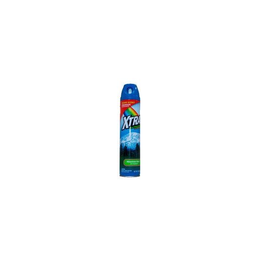 XTRA Air Freshener Aerosol Spray 10oz-Mountain Rain 12/cs