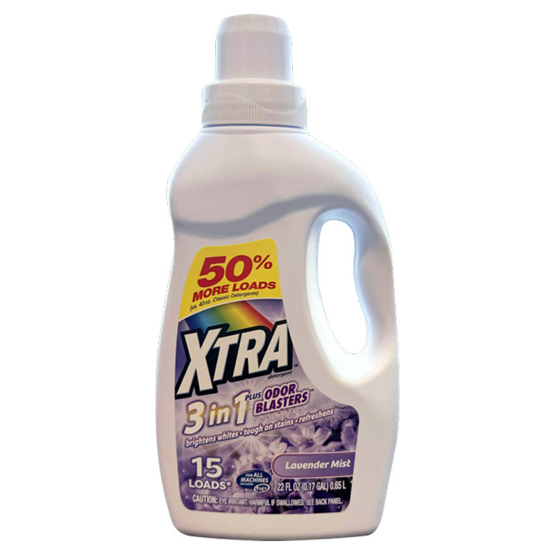 XTRA Detergent 22oz-3in1 Odor Blasters-Lavender mist 12/cs
