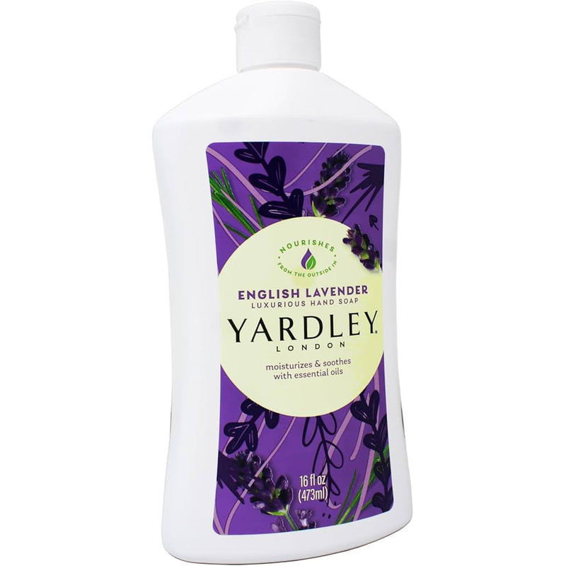 Yardley 14oz Luxurious Hand Soap-English Lavender 12/cs