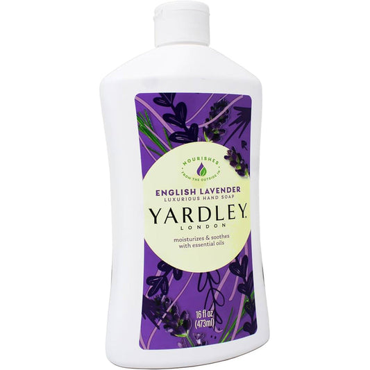 Yardley 14oz Luxurious Hand Soap-English Lavender 12/cs
