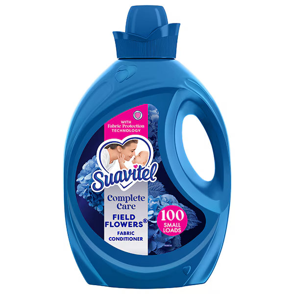 Suavitel Softener 100oz Complete - Field Flowers 'Blue' 4/cs