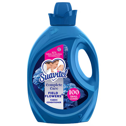 Suavitel Softener 100oz Complete - Field Flowers 'Blue' 4/cs